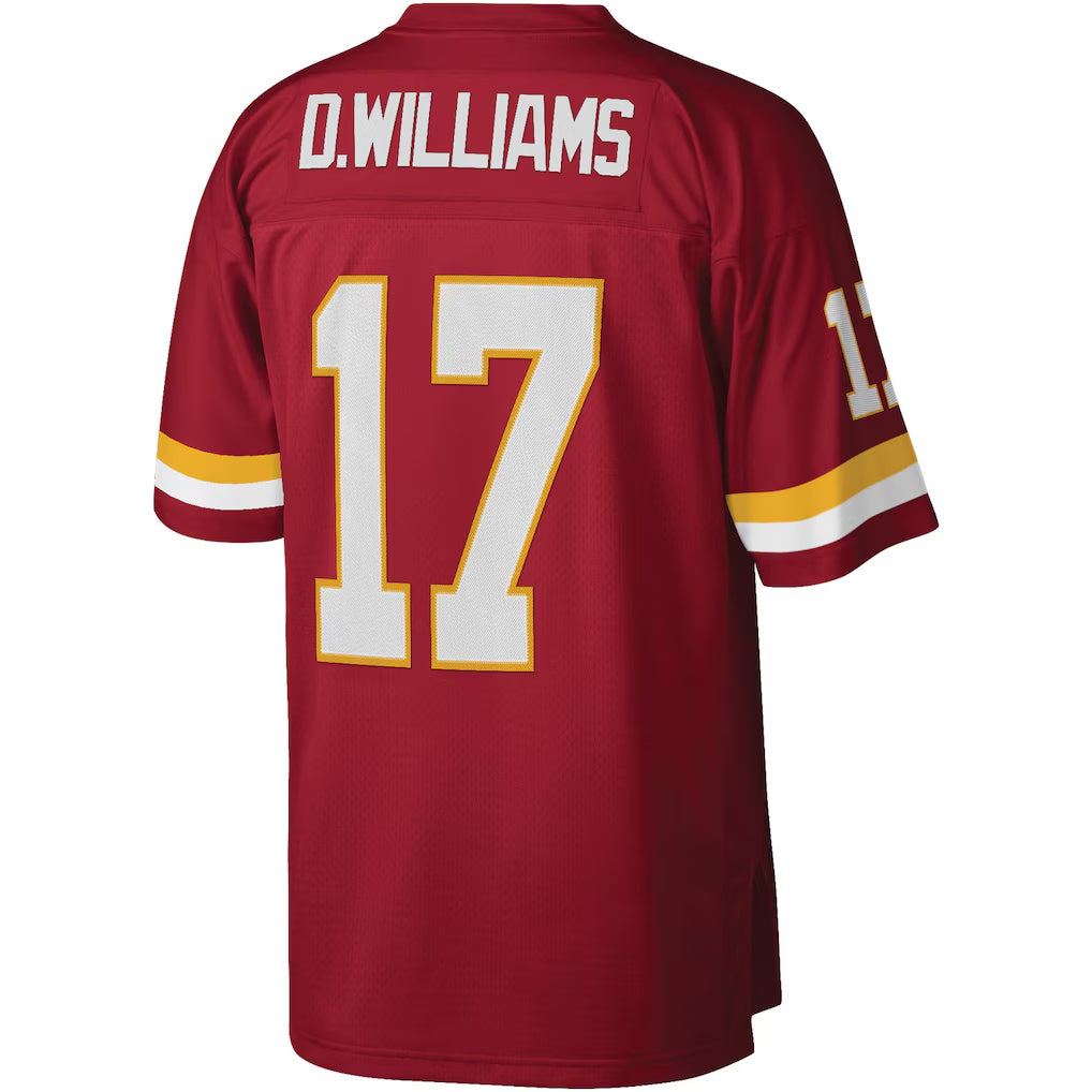 W.Football Team #17 Doug Williams Mitchell & Ness Burgundy KLUNKIM Legacy Replica Jersey