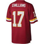 W.Football Team #17 Doug Williams Mitchell & Ness Burgundy KLUNKIM Legacy Replica Jersey