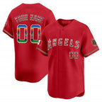 Custom Los Angeles Angels Mexico Vapor Premier Limited Jersey ¨C Red KLUNKIM