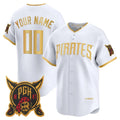 Custom Pittsburgh Pirates White KLUNKIM 2026 City Connect Stadium Stitched Jersey