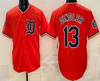 Detroit Tigers #13 Dillon Dingler Orange KLUNKIM Limited Jersey