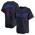 Toronto Blue Jays #27 Vladimir Guerrero Jr. Black KLUNKIM 2024 City Connect Limited Player Jersey
