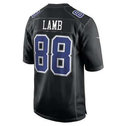 D.Cowboys #88 CeeDee Lamb Black Fashion Stitched American Football Jerseys