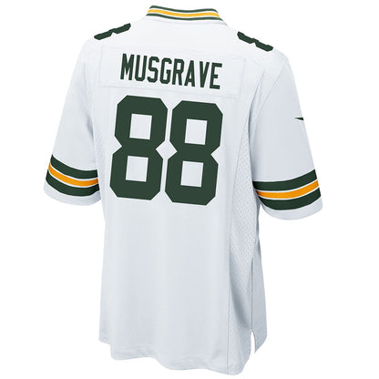 GB.Packers #88 Luke Musgrave White Game American Football Stitched Jerseys