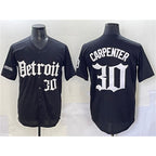 Detroit Tigers #30 Kerry Carpenter Black KLUNKIM 'Motor Gothic Edition' Vapor Premier Limited Stitched Jersey