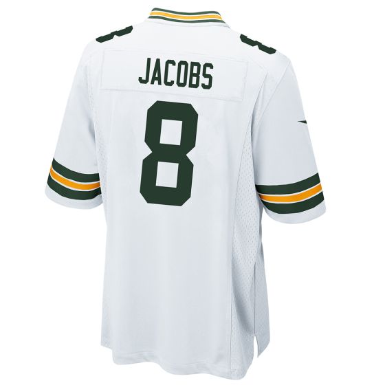 GB.Packers #8 Josh Jacobs White Game American Football Stitched Jerseys