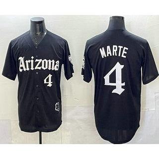 Arizona Diamondbacks #4 Ketel Marte Black KLUNKIM Vapor Premier Limited Stitched Jersey