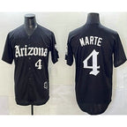Arizona Diamondbacks #4 Ketel Marte Black KLUNKIM Vapor Premier Limited Stitched Jersey