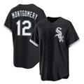 Chicago White Sox #12 Colson Montgomery Black KLUNKIM Cool Base Stitched Jersey