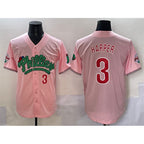 Philadelphia Phillies #3 Bryce Harper Pink KLUNKIM Phanatic Limited Stitched Jersey