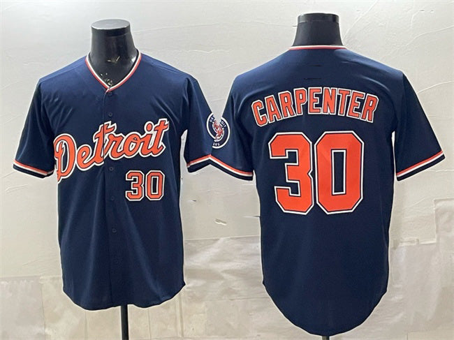 Detroit Tigers #30 Kerry Carpenter Navy KLUNKIM 2026 Alternate Vapor Premier Limited Stitched Jersey