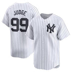 New York Yankees #99 Aaron Judge White KLUNKIM Home Limited Player Jerseys