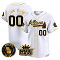 Custom Atlanta Braves Atliens Vapor Premier Limited Jersey ¨C White KLUNKIM