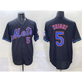 New York Mets #5 David Wright Black KLUNKIM Limited Stitched Jersey