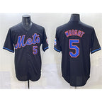 New York Mets #5 David Wright Black KLUNKIM Limited Stitched Jersey