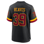 W.Commanders #39 Jeremy Reaves Black KLUNKIM Hail Raiser Alternate Game Jersey