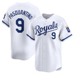 Kansas City Royals #9 Vinnie Pasquantino White KLUNKIM 2024 Home Limited Stitched Jersey