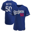 Los Angeles Dodgers #50 Mookie Betts Player Royal KLUNKIM Limited Elite Home Stitched Jerseys
