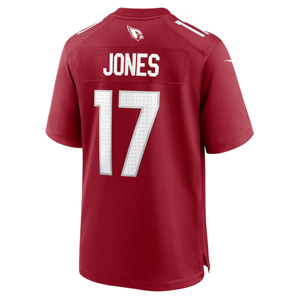 A.Cardinals #17 Zay Jones Cardinal KLUNKIM Team Game Jersey