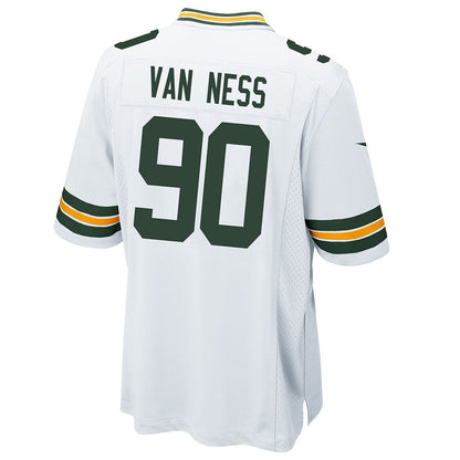 GB.Packers #90 Lukas Van Ness White Game American Football Stitched Jerseys