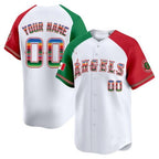 Custom Los Angeles Angels Mexico Vapor Premier Limited Jersey ¨C White KLUNKIM