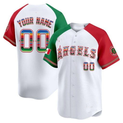 Custom Los Angeles Angels Mexico Vapor Premier Limited Jersey ¨C White KLUNKIM