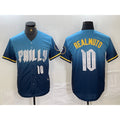 Philadelphia Phillies #10 JT Realmuto Number Blue KLUNKIM 2024 City Connect Limited Stitched Jersey 2