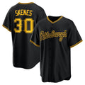 Pittsburgh Pirates #30 Paul Skenes Black KLUNKIM Alternate 2 Replica Jersey