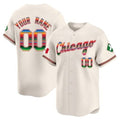 Custom Chicago White Sox Mexico Vapor Premier Limited Jersey V3- Cream KLUNKIM