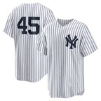 New York Yankees #45 Gerrit Cole White KLUNKIM Home Replica Player Name Jersey