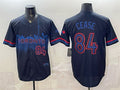 Toronto Blue Jays #84 Dylan Cease Navy KLUNKIM 2024 City Connect Limited Stitched Jersey