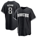 Arizona Diamondbacks #8 James McCann Player Black KLUNKIM Game Home Stitched Jerseys