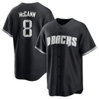 Arizona Diamondbacks #8 James McCann Player Black KLUNKIM Game Home Stitched Jerseys