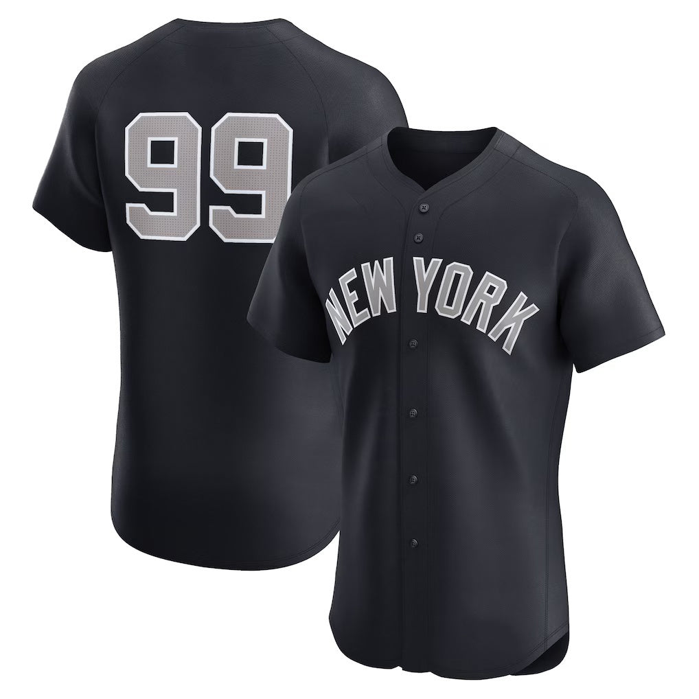 New York Yankees #99 Aaron Judge Navy KLUNKIM Alternate 1 Elite Player Jersey
