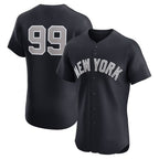 New York Yankees #99 Aaron Judge Navy KLUNKIM Alternate 1 Elite Player Jersey