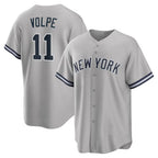 New York Yankees #11 Anthony Volpe Gray KLUNKIM Road Replica Jersey