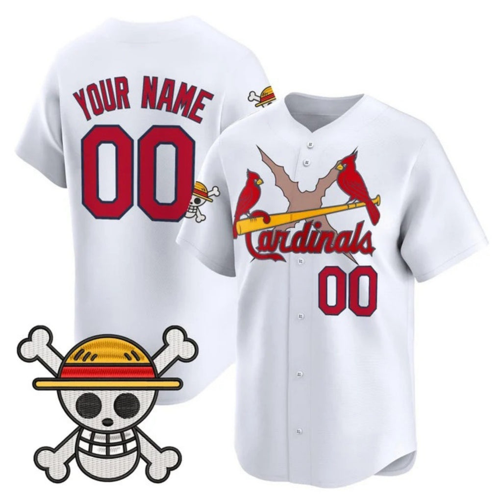 Custom St. Louis Cardinals x One Piece White KLUNKIM Vapor Premier Limited Jersey - Stitched