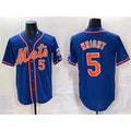 New York Mets #5 David Wright Blue KLUNKIM Cool Base Stitched Jersey