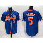 New York Mets #5 David Wright Blue KLUNKIM Cool Base Stitched Jersey