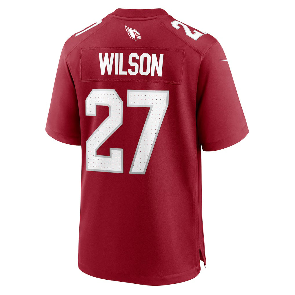 A.Cardinals #27 Divaad Wilson Cardinal KLUNKIM Team Game Jersey