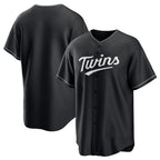 Minnesota Twins Blank Black KLUNKIM Lights Out Limited Stitched Jersey