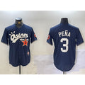Houston Astros #3 Jeremy Pena Black KLUNKIM Cactus Jack Vapor Premier Stitched Jersey