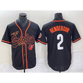 Baltimore Orioles #2 Gunnar Henderson Black KLUNKIM With Patch Cool Base Stitched Jersey