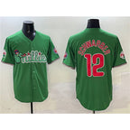 Philadelphia Phillies #12 Kyle Schwarber Green KLUNKIM Phanatic Limited Stitched Jersey