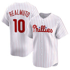 Philadelphia Phillies #10 J.T. Realmuto White KLUNKIM Home Limited Player Jersey