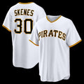 Pittsburgh Pirates #30 Paul Skenes White KLUNKIM Home Replica Jersey