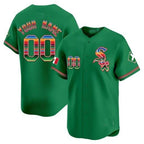 Custom Chicago White Sox Mexico Vapor Premier Limited Jersey V2- Green KLUNKIM