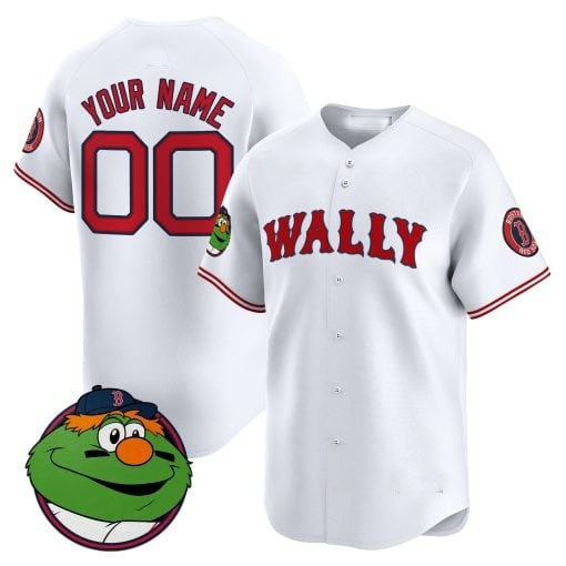 Custom Boston Red Sox Wally Vapor Premier Limited Jersey - White KLUNKIM