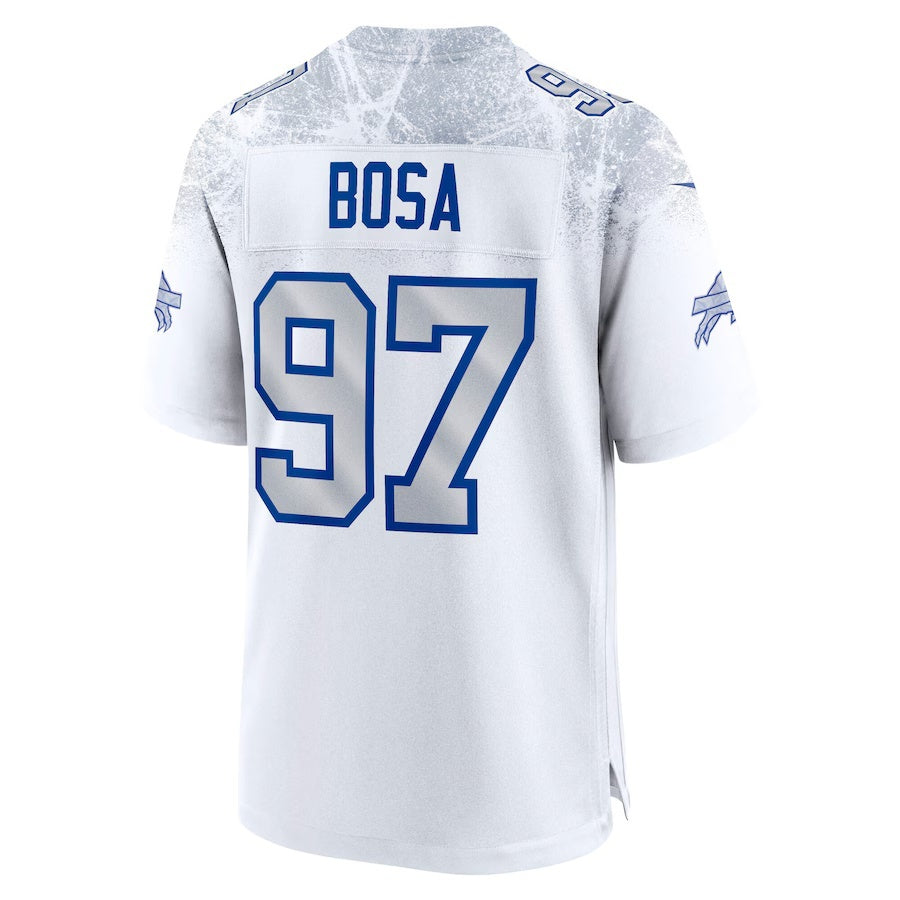 B.Bills #97 Joey Bosa 2025 Rivalries Collection Game Jersey - White KLUNKIM