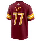 W.Commanders #77 George Fant Burgundy KLUNKIM Team Game Jersey